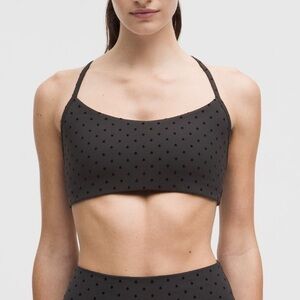NWT lululemon flocked flow y bra A/B cup size xxs